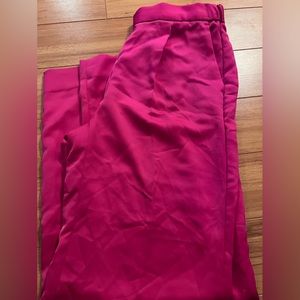 Banana republic satin, long, trouser pants